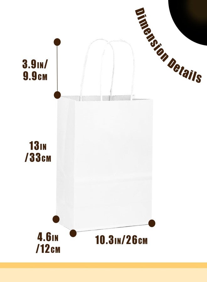 qiqee 30-Packs White Gift Bags with Handles Bulk 13''x5 x10 Large Size Paper Bags Multiple Uses (Large Size) - Image 5